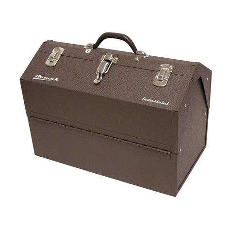 homak industrial 18.125-in steel lockable tool box|Homak 18in. Cantilever Steel Toolbox .